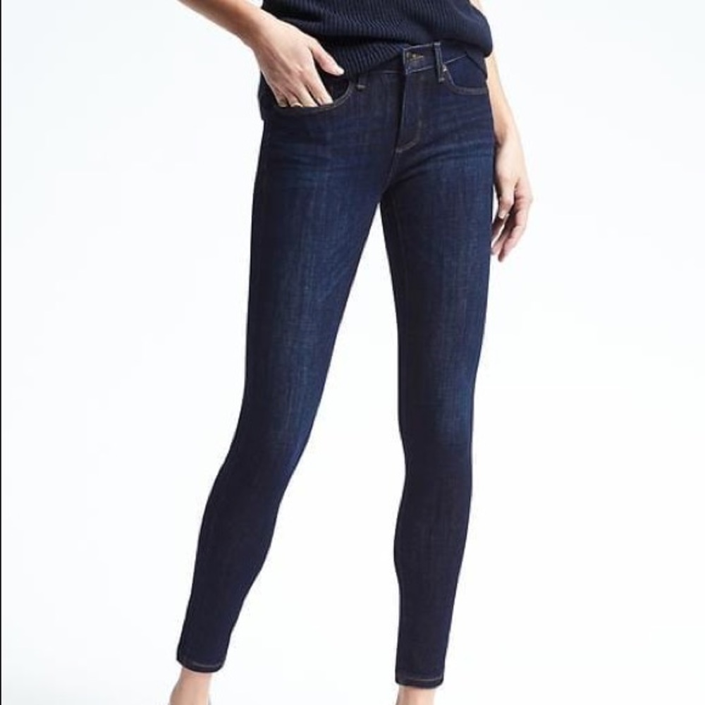 Zero Gravity Dark Wash Skinny Ankle Jean